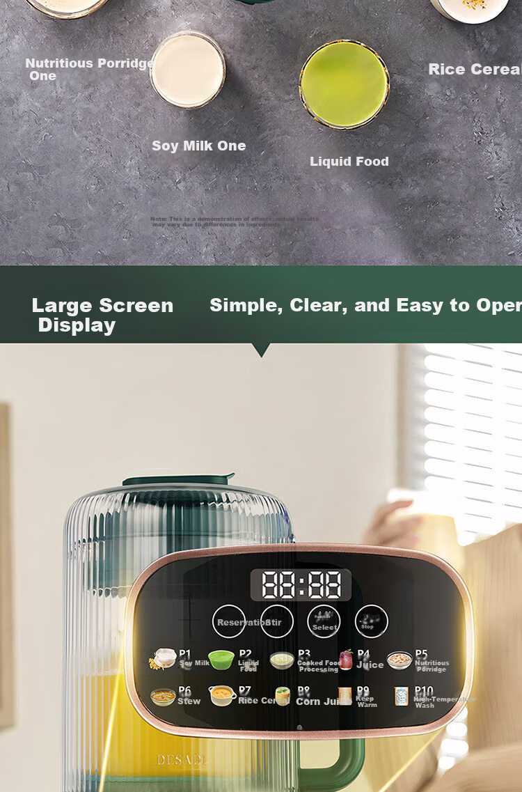 Desadi German Liquid Food Blender Elderly Nasogastric Feeding Fully Automatic No-Cook 2026 New Food Meal Grinder Patient Gastric Tube Mini Food Processor Blender Liquid Food Machine 20
