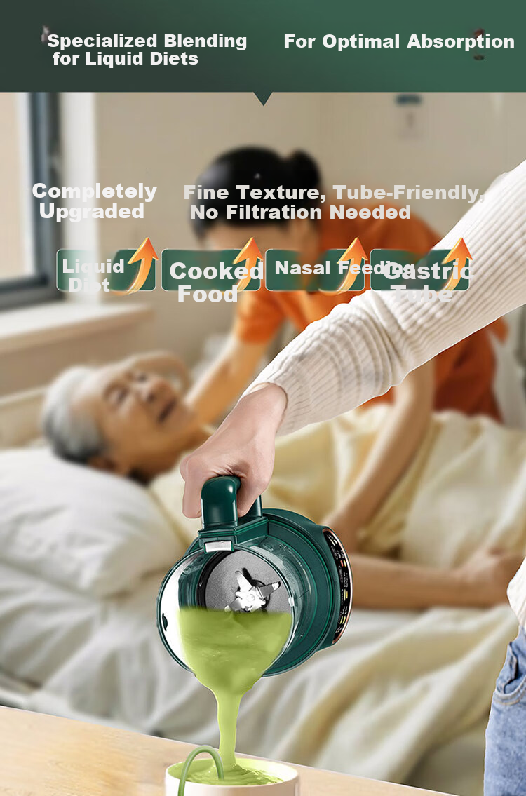 Desadi German Liquid Food Blender Elderly Nasogastric Feeding Fully Automatic No-Cook 2026 New Food Meal Grinder Patient Gastric Tube Mini Food Processor Blender Liquid Food Machine 1