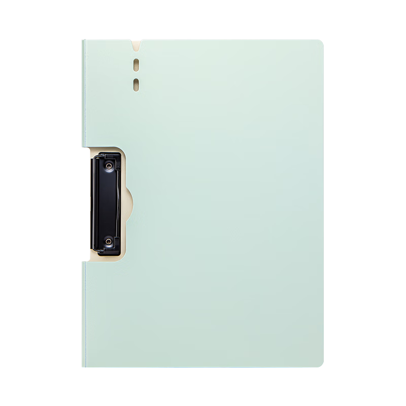TIANSE A4 File Folder Clipboard, Horizontal Folding Clipboard for Meetings, Poetry Recitation And Contract Signing Clipboard, Exam Paper Storage Folder Menu Holder, TS-10006, Misty Gree