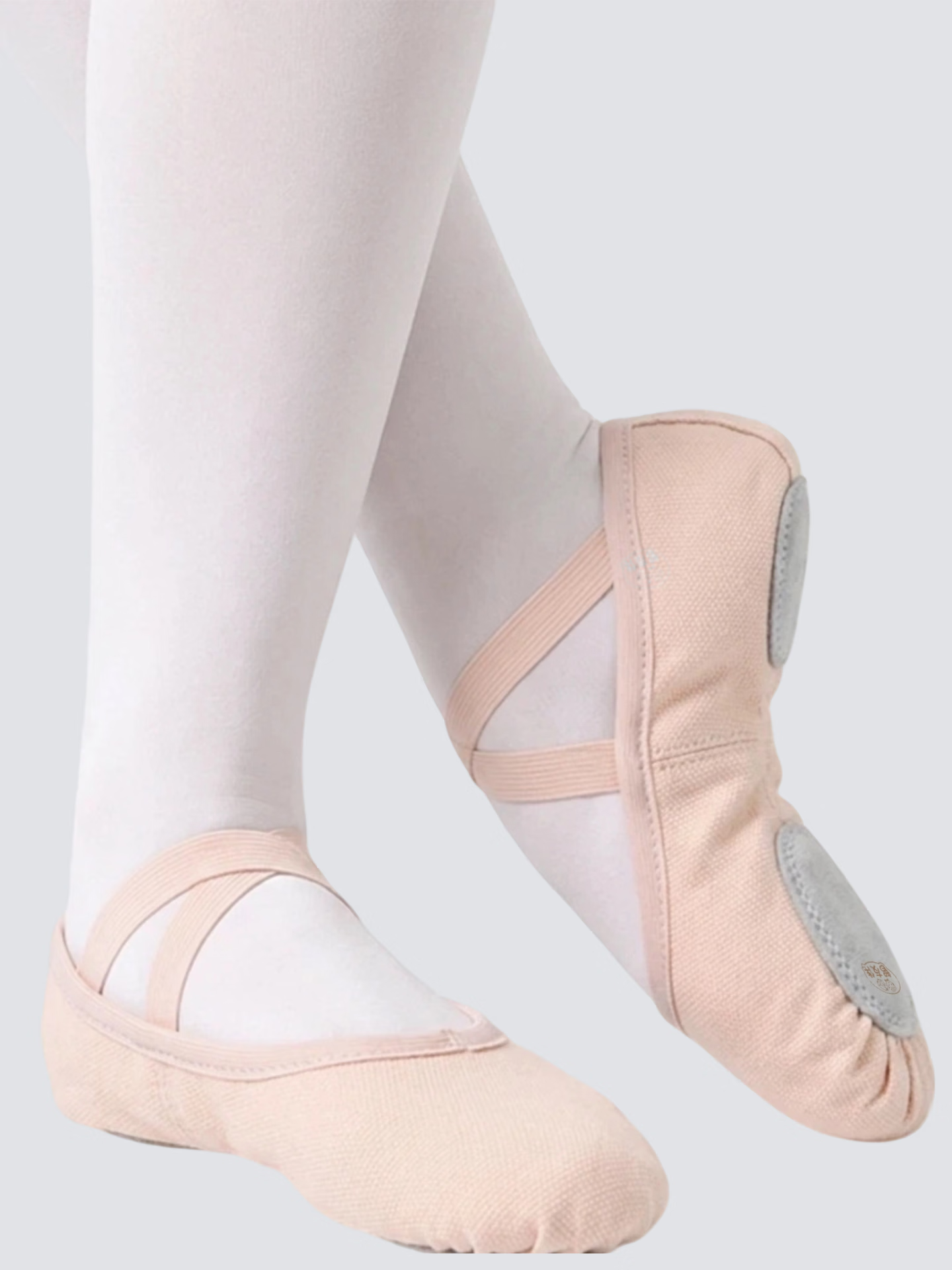 COOTYMAX Adult Dance Shoes Soft Sole Slip-On Yoga Practice Shoes Skin Color Children's Ballet Shoes for Dance Grading 11
