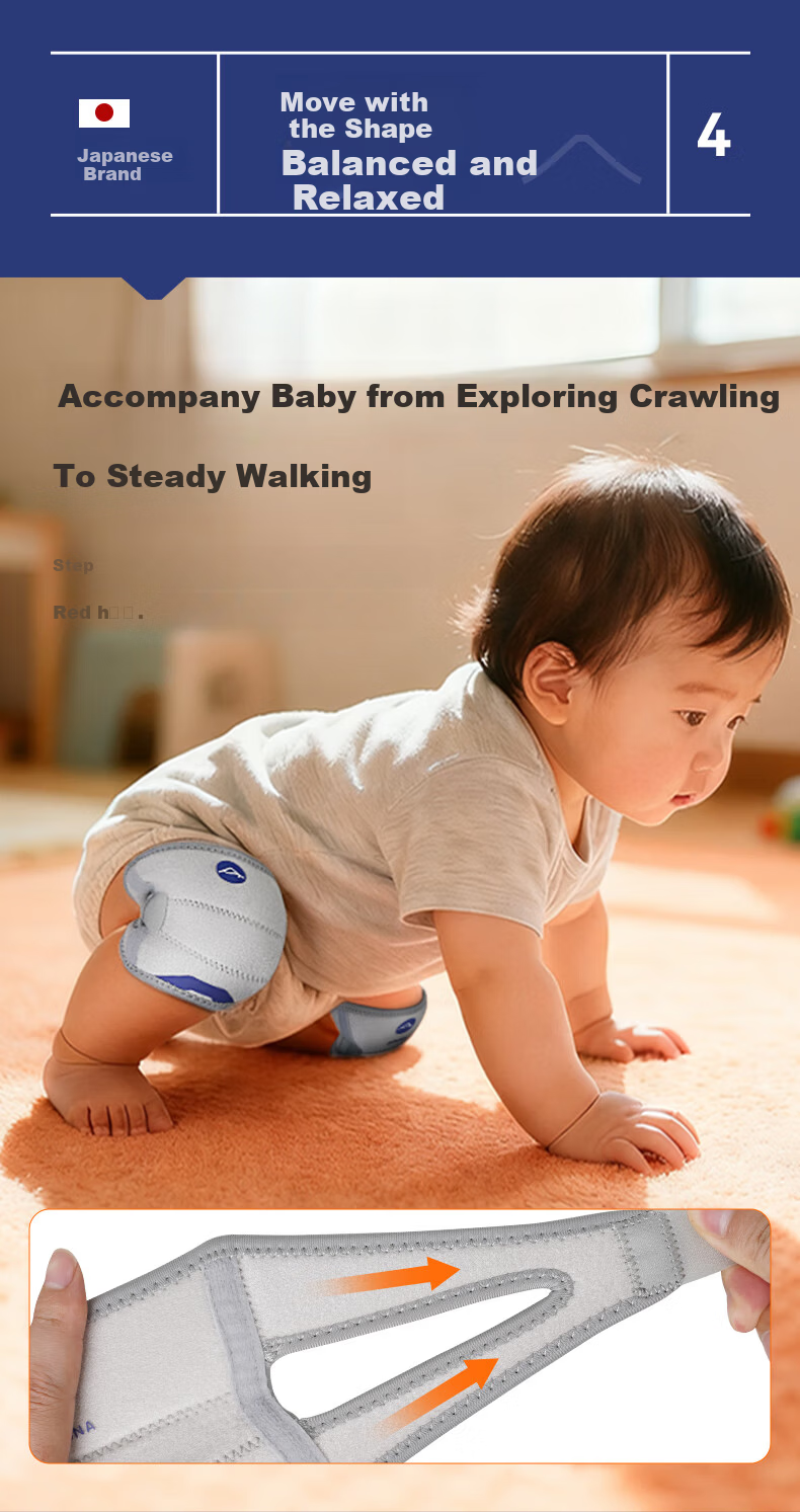 SERUNA Japan Baby Crawling Knee Pads Protective Gear Toddler Anti-Fall Child Safety Guard 6