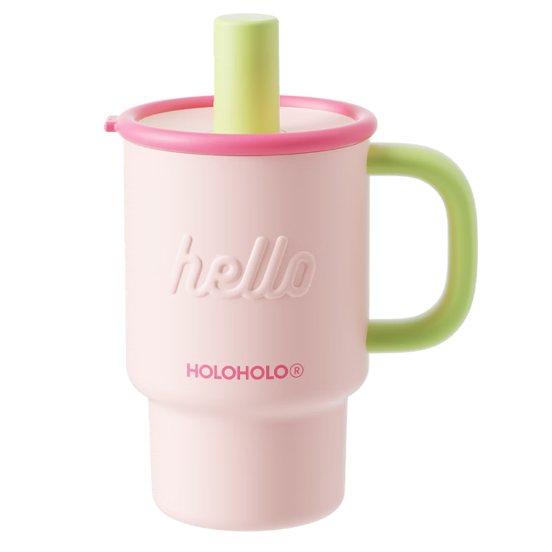 HOLOHOLO Naitonton Ice King Insulated Bottle 316L Large Capacity Unisex Kids Student Stylish Gift Straw Water Cup