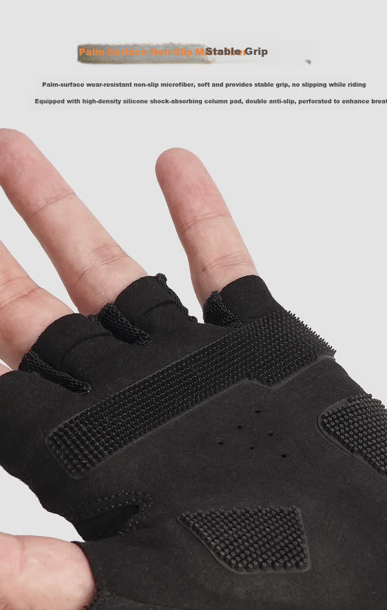 GUB Cycling Gloves Half Finger Breathable Shock Absorption Road Mountain Bike Foldable Equipment Unisex 4