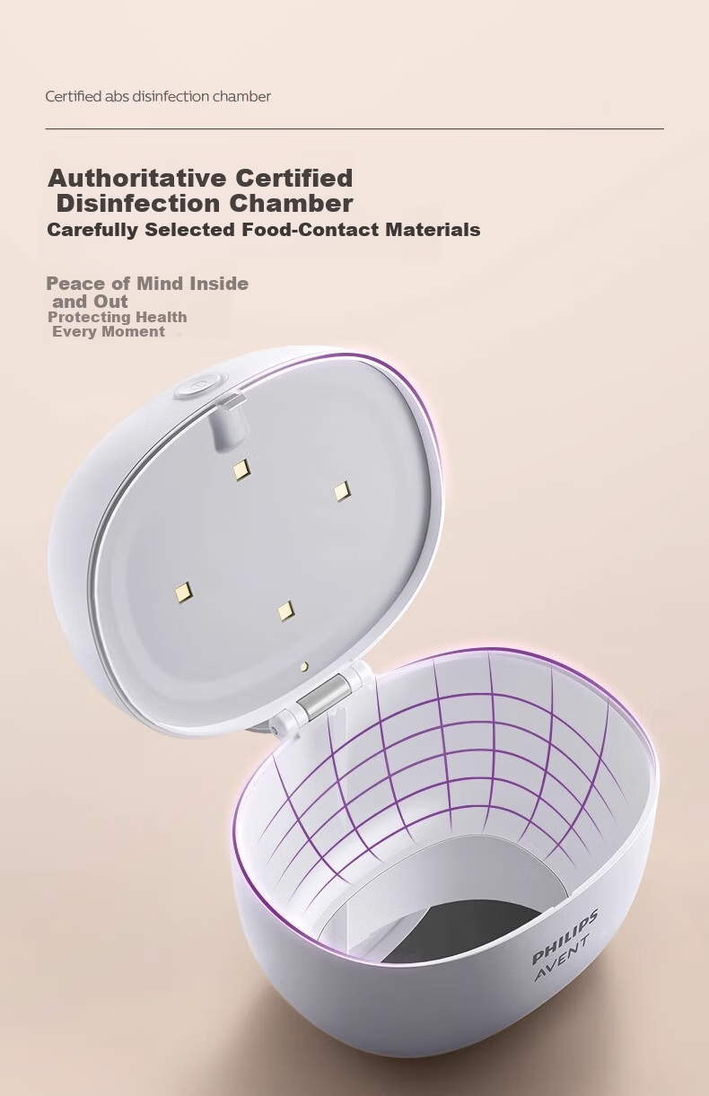 Philips Avent Pacifier UV Sterilizer Box Baby Portable Bottle Disinfectant Home Travel 6