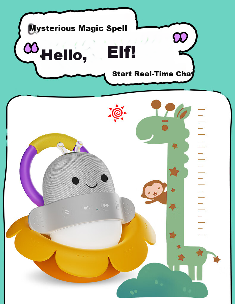 Huohuo Rabbit AI Bilingual Listening Machine Children's Learning Early Education Story Machine Toy for Boys and Girls Ages 3-12 Birthday Gift 9