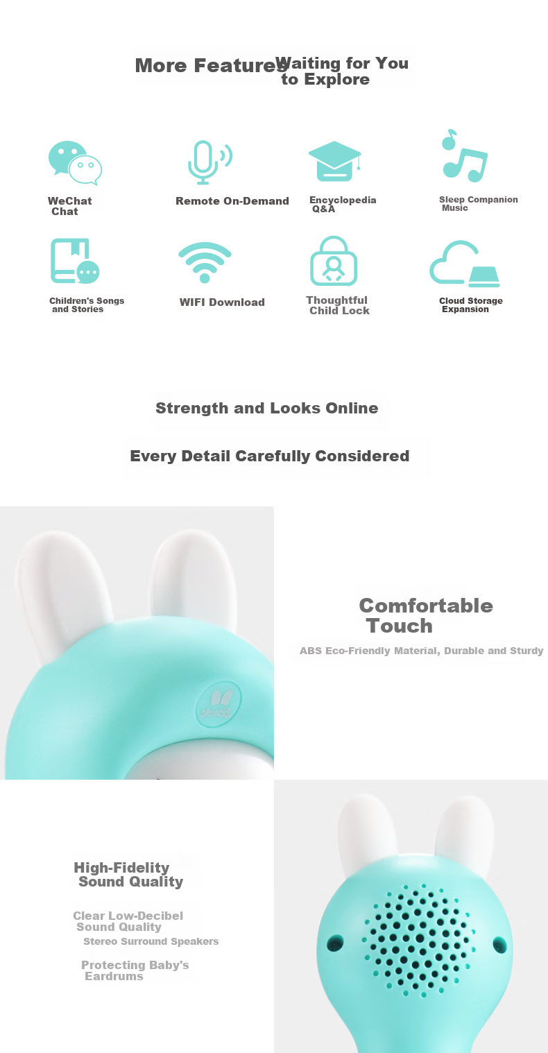 Huohuo Rabbit Smart Reading Pen Children's English Enlightenment Early Education Reading Learning Machine Boys and Girls Toy Children's Day Gift 12
