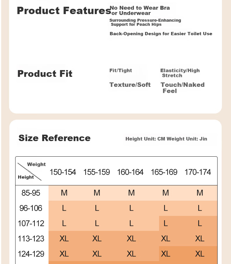GRACEWELL Women's Shapewear Bodysuit Tummy Control Hip Lift Body Shaping Waist Cincher Wireless Back Closure Slimming Suit Black L 21