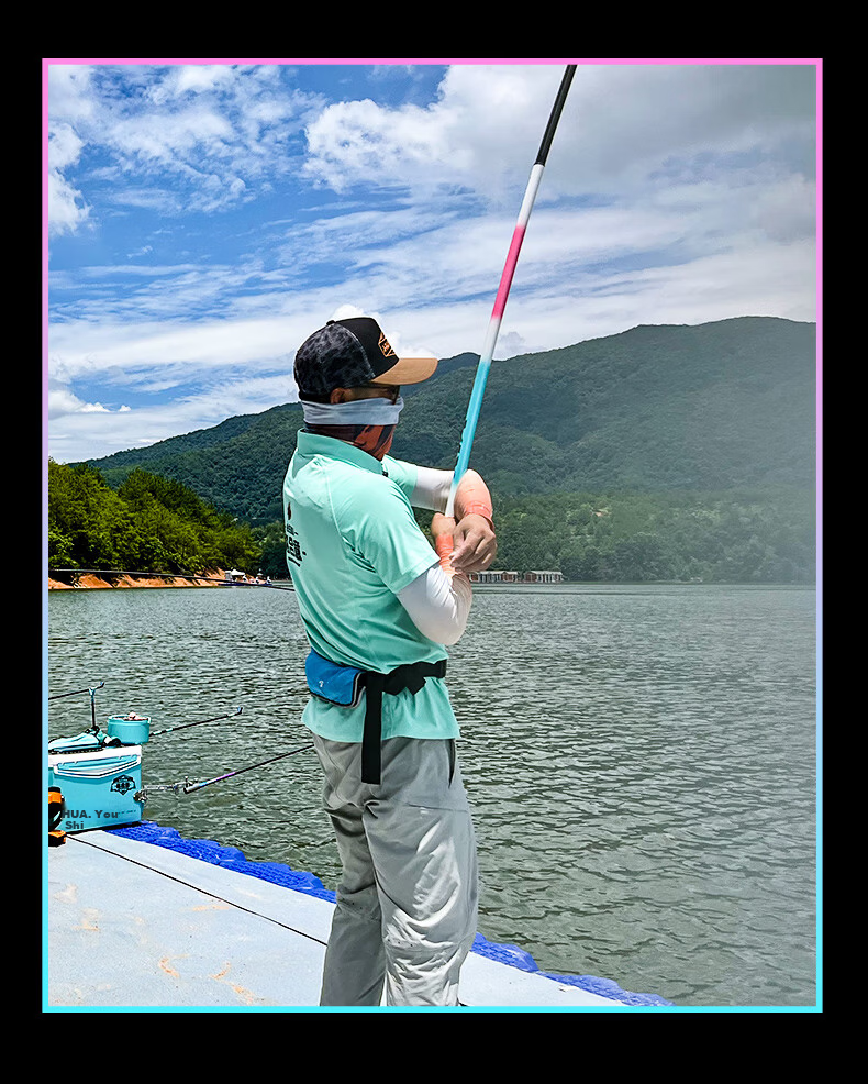 Yiwei VIX Ultra-Light Ultra-Hard Chushi 7.5m Fishing Rod for Silver Carp and Bighead Carp Hand Rod Tai Fishing Rod Wild Fish Rod 19