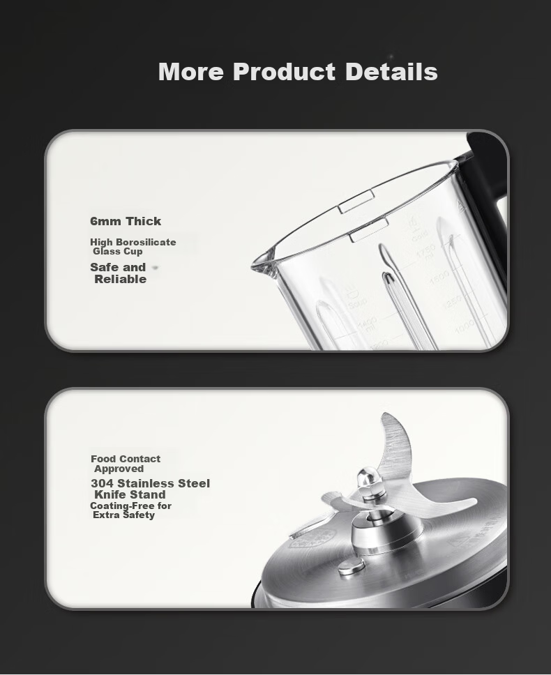 WMF Brushless Titanium Blade Blender Variable Frequency Noise Reduction 1.5L Hot and Cold Dual Use Waterproof Smart Control Panel Detachable Blade Grinder Food Processor 16
