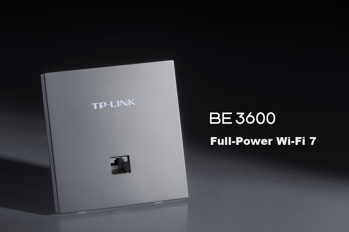 TP-LINK Wi-Fi 7 Wireless Panel AP BE3600 Dual Band Dual 2.5G Ports Whole Home WiFi Kit Perfect for 2000M Broadband TL-7AP3622HI-PoE 5