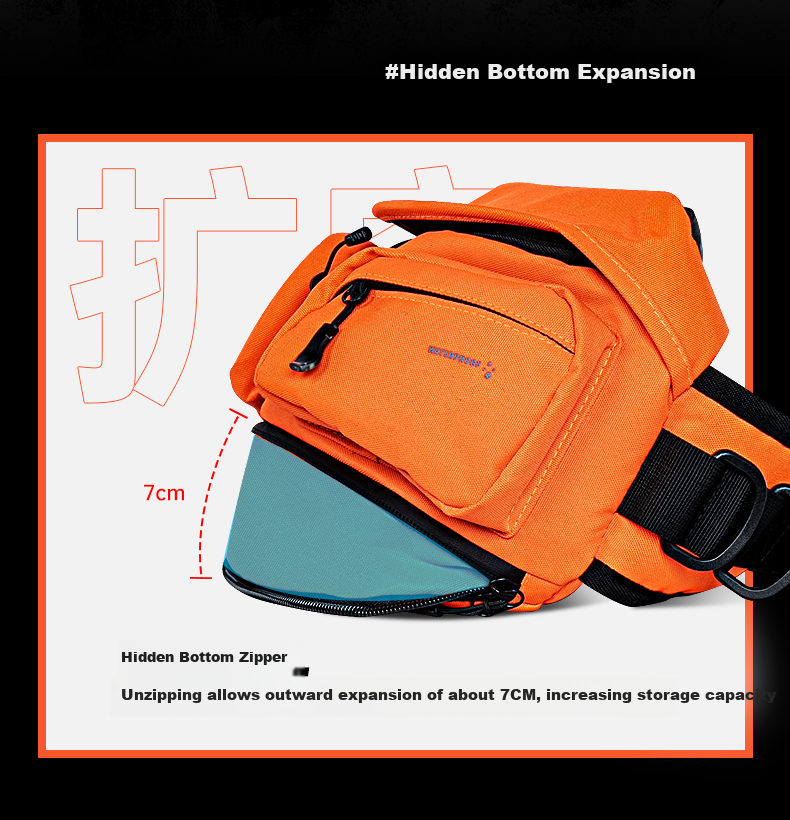STAR FIELD KNIGHT Motorcycle Riding Waist Bag Unisex Multifunctional Outdoor Water-Resistant Storage Crossbody Bag Knight Gear SKB398 3