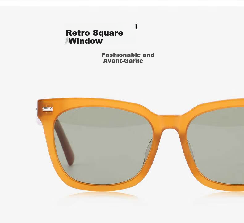 LOOK Sunglasses UV Protection Vintage Small Square Frame Red Bean Style Unisex Sun Glasses Back to School Christmas Gift 5
