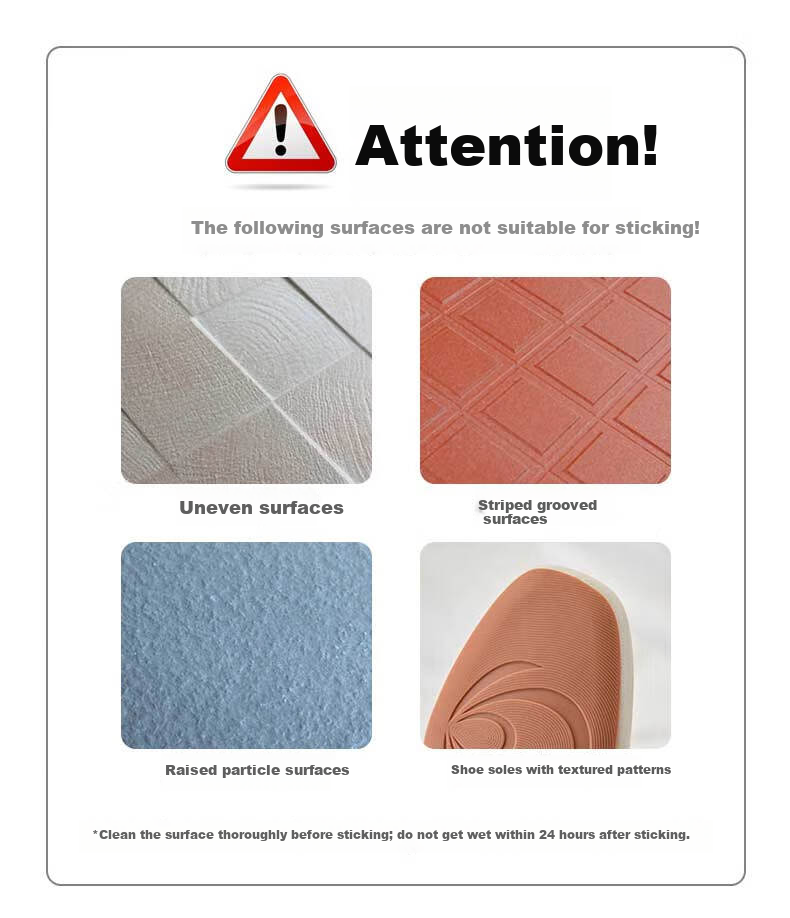Oumai Bathroom Non-Slip Stair Step Anti-Slip Tape Transparent 2*38cm 12-Pack 6
