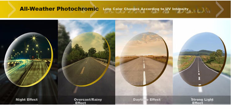 CAPONI Night Vision Polarized Photochromic Sunglasses for Men And Women, Day And Night Use, Frameless Driving Glasses, Anti-Glare And Anti-Blinding 6