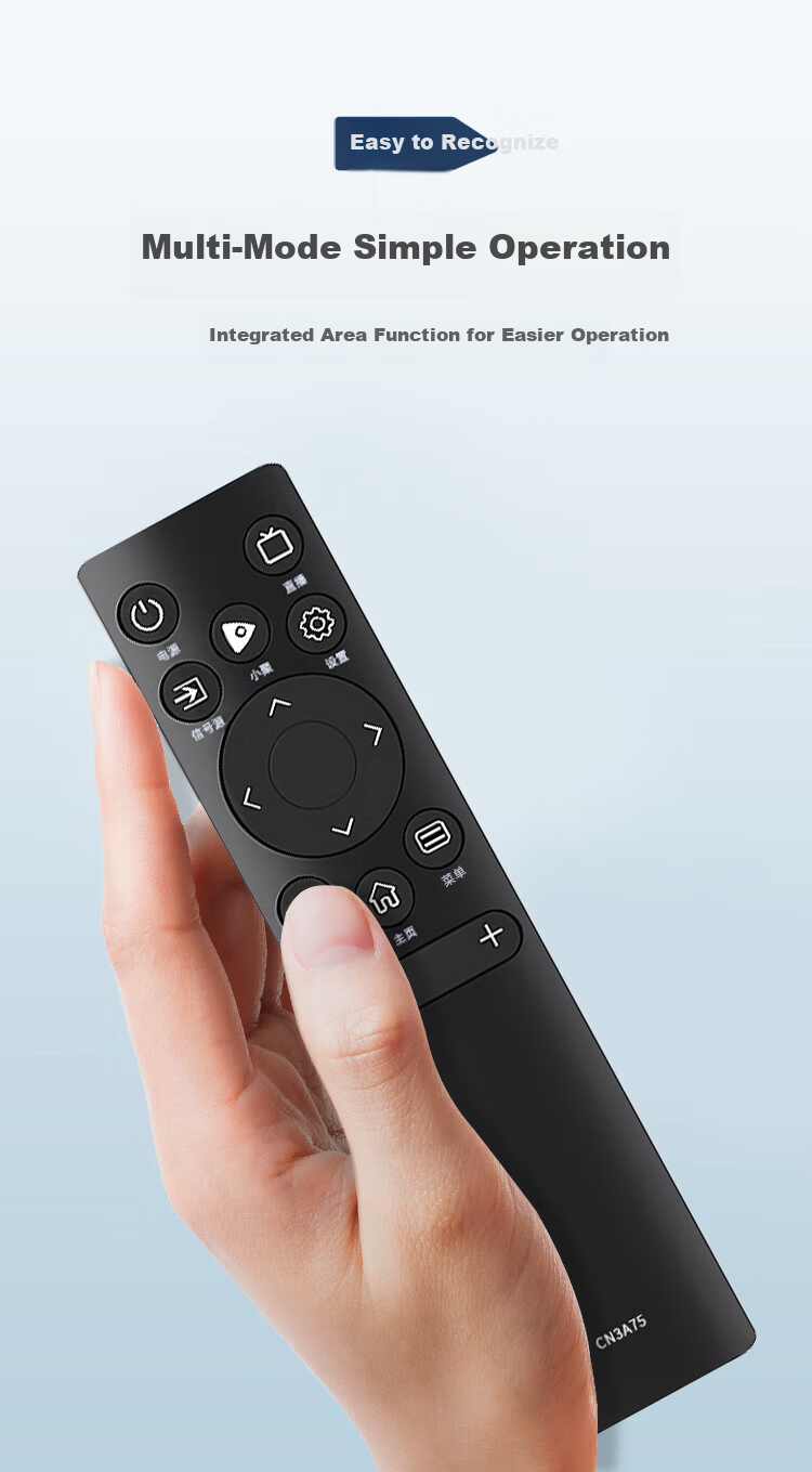 Xinyingzhi Compatible Hisense TV Remote Control Universal HZ55E3D 43A3F 50A52E 75A55E HZ75A HISENSE Infrared Remote with Handada Batteries Included 4