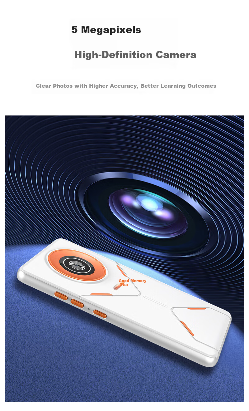 Haojixing 6-Inch Pocket Learning Machine Repeater Listening Device English Vocabulary Study Sync All Subjects Universal for Elementary to High School 11