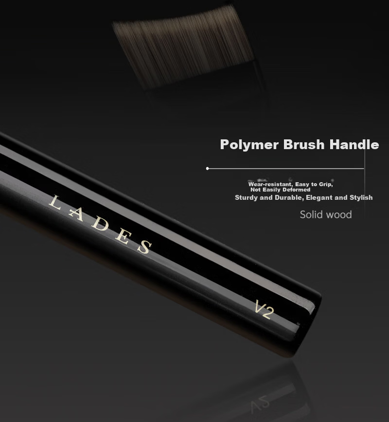 LADES V2 Crescent Blade Foundation Brush Makeup Brush Facial Mask Brush Single Beauty Tool 12