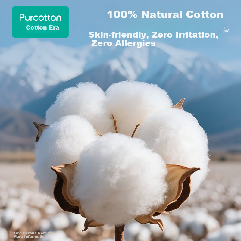 PurCotton Disposable Men's Cotton Underwear Travel Portable Business Trip Wash-Free Lint-Free Sterilized