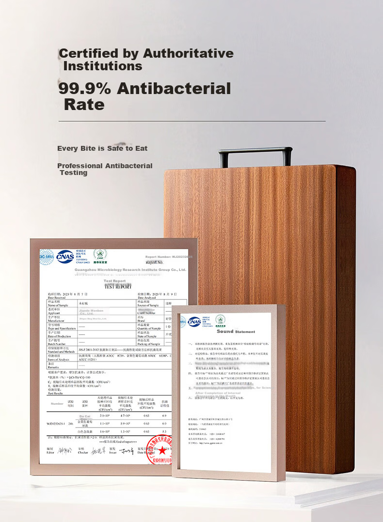 ZhaiQingSong Stainless Steel + Plastic Double-Sided Antibacterial Multifunctional Cutting Board 41x27.2x1.3cm 5