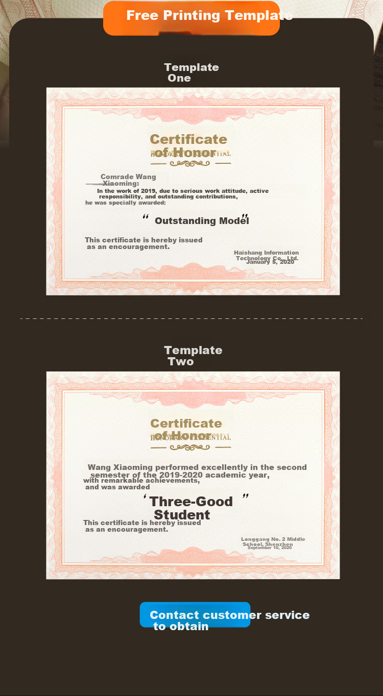 DSB 12K Single Pack Medal Style Honor Certificate Cover Inner Core Award Custom Glossy Gold Stamped Cover Award Protection Sleeve Annual Ceremony Presentation [Includes 2 Inner Sheets] 051017 6