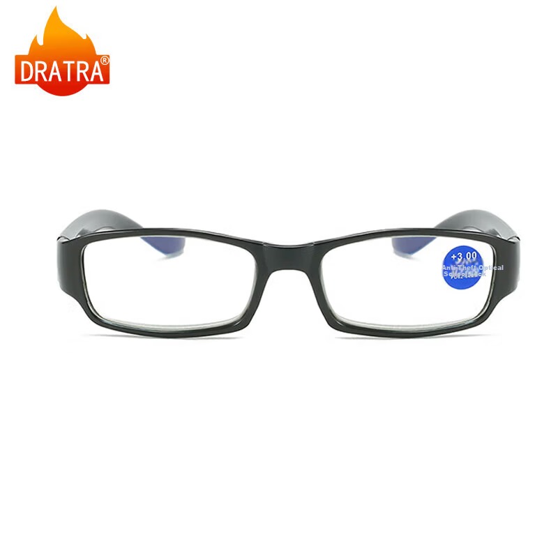 DRATRA Blue Light Blocking Reading Glasses High-Definition Lightweight Durable Classic Unisex Adjustable Prescription
