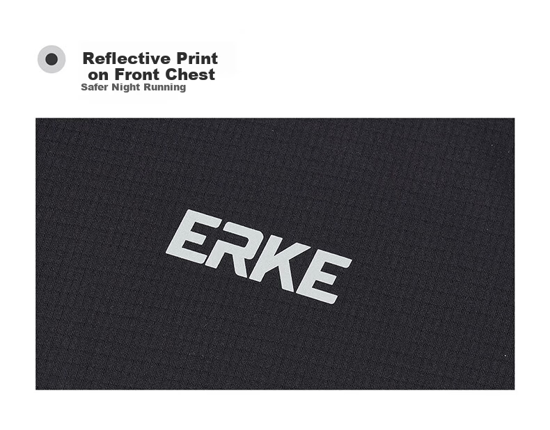 Erke Men's Summer New UPF50+ Sun Protection Sports Outdoor Casual Crew Neck Short Sleeve Solid Color T-Shirt 12