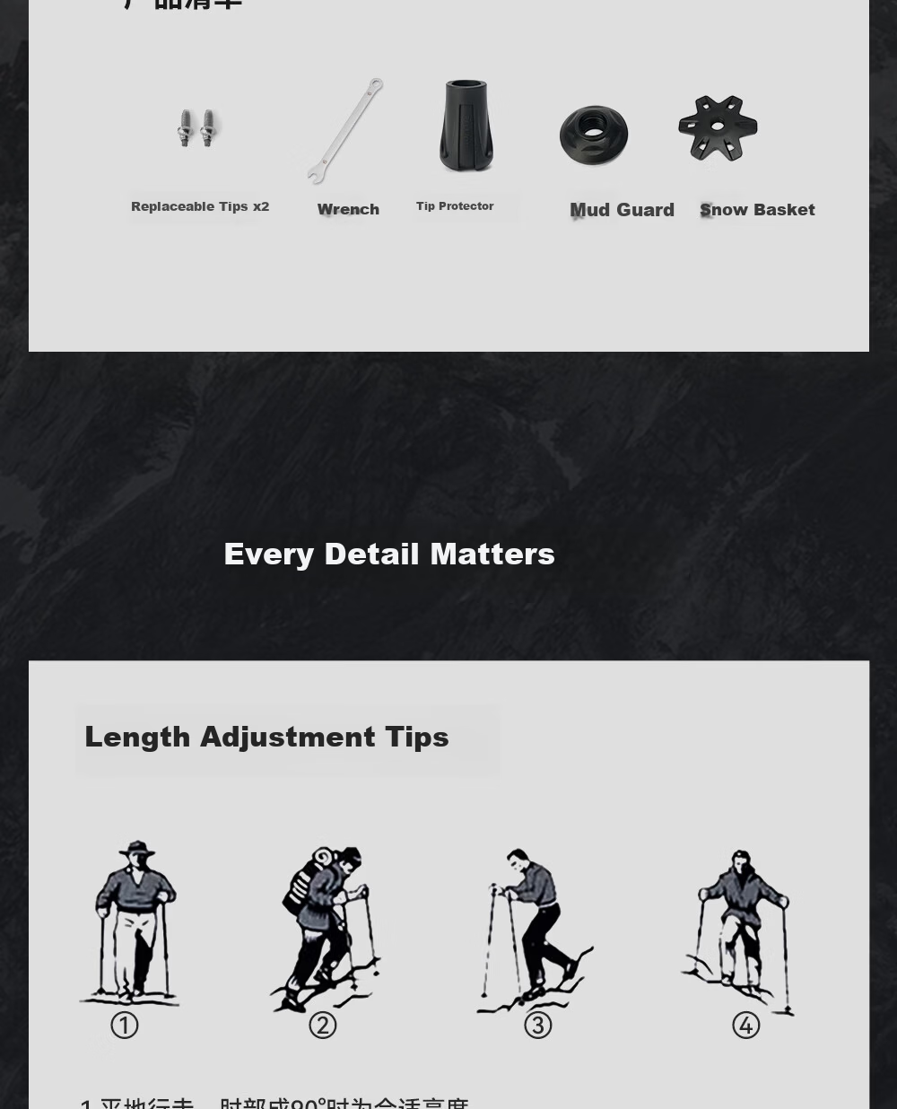 Pelliot [Dengfeng Pro] Outdoor Hiking Pole, Carbon Fiber Telescopic Trekking Poles, Ultra-Light Equipment, 165036018, Purple 16
