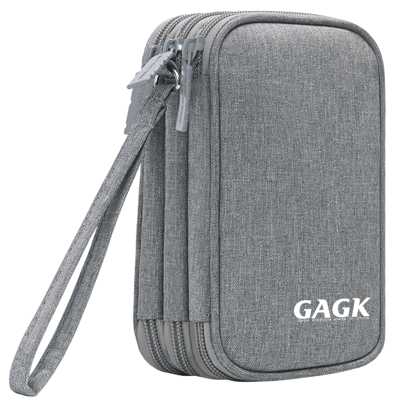 GAGK Corporate Cashier Ukey Online Banking USB Shield Waterproof Storage Bag Multi-Layer USB Drive Protection Double-Layer 12-Slot Case