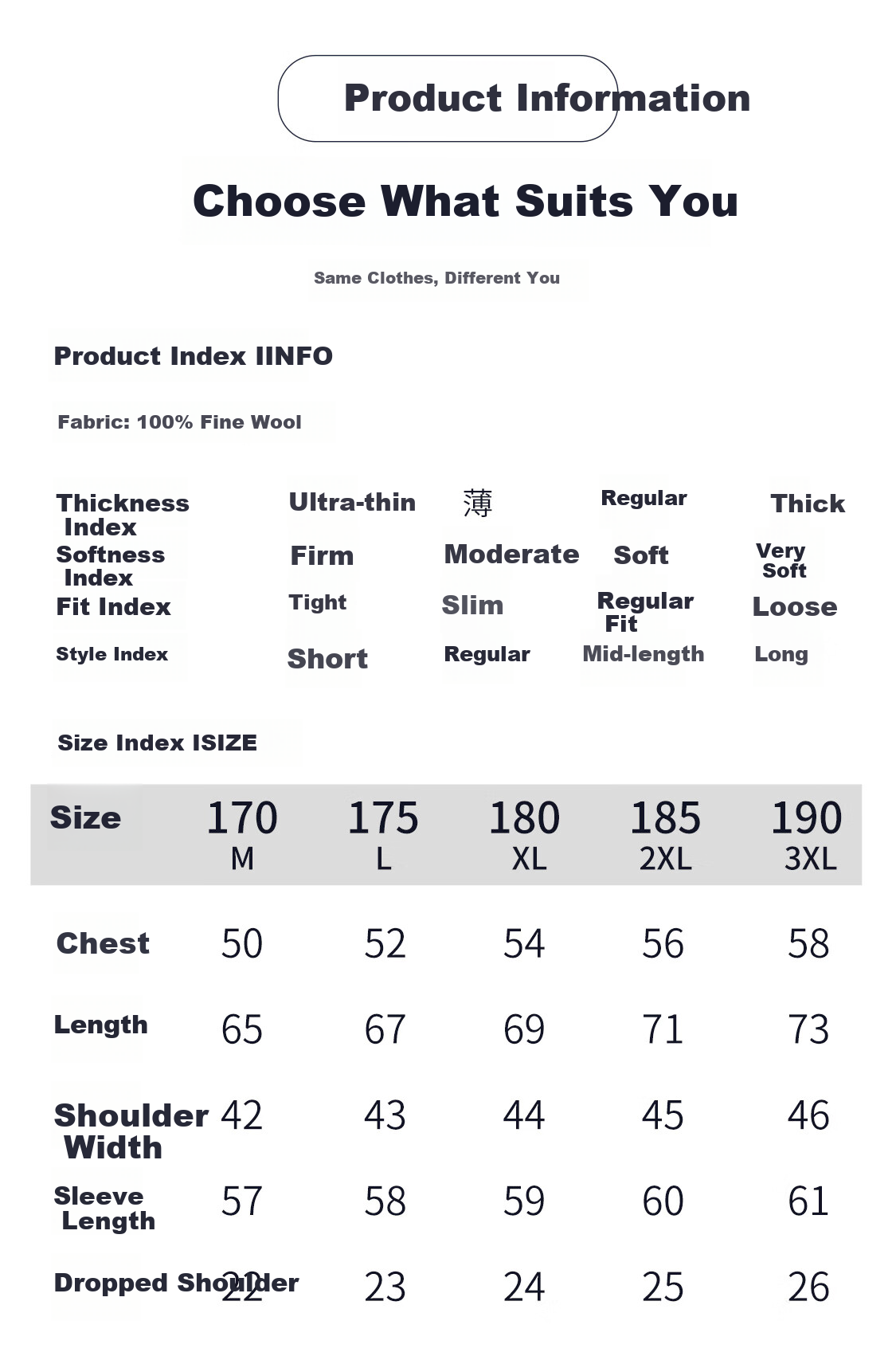 Hengyuanxiang Men's Wool Sweater Autumn Winter Thickened V-Neck Machine Washable Fine Spun Knitwear Medium Gray 175 6