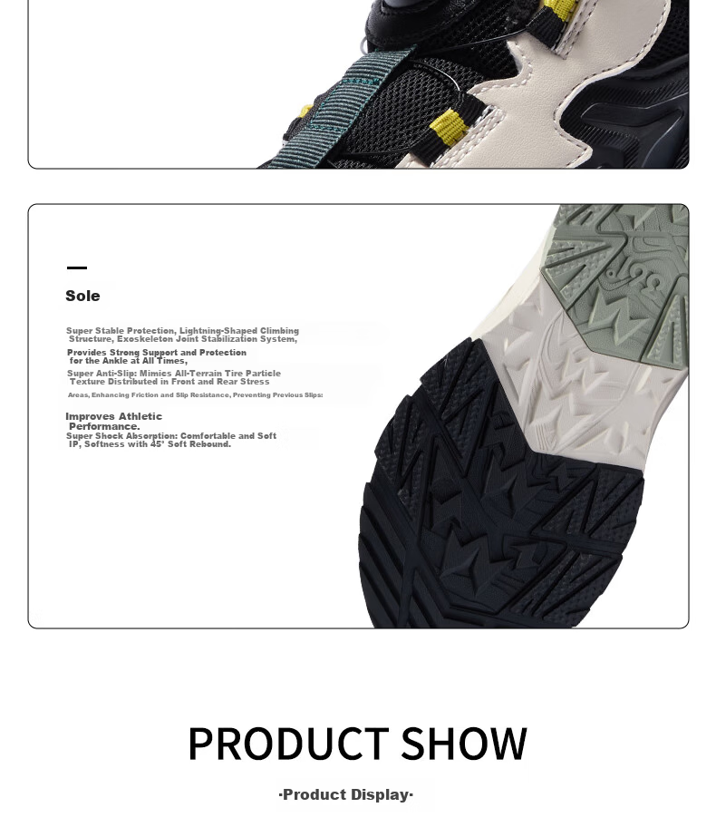 361° Kids Winter Cotton Shoes 25 2022 Boys Girls Fleece Warm Durable Non-slip Knob Sports Running Shoes Black Size 34 17