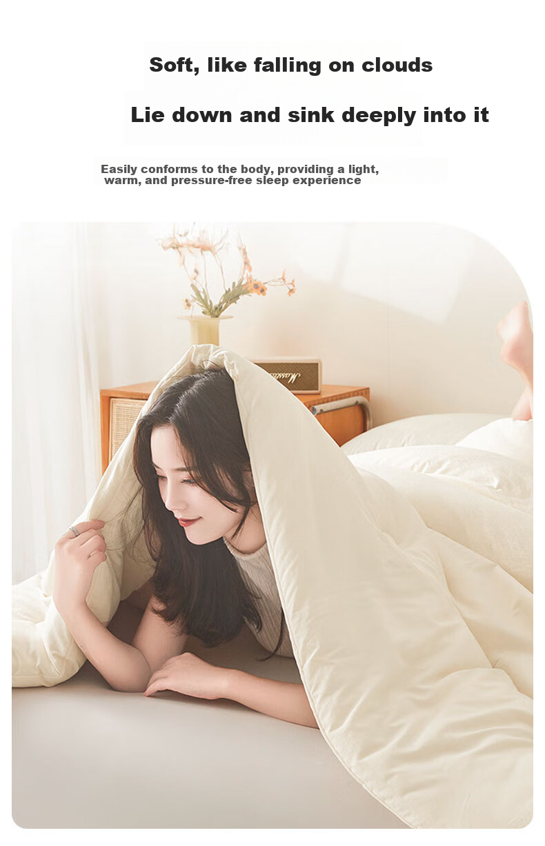 MUJI A-Class 100% Xinjiang Pure Cotton Quilt Core Autumn Winter Thick 6 Jin 200*230cm 6