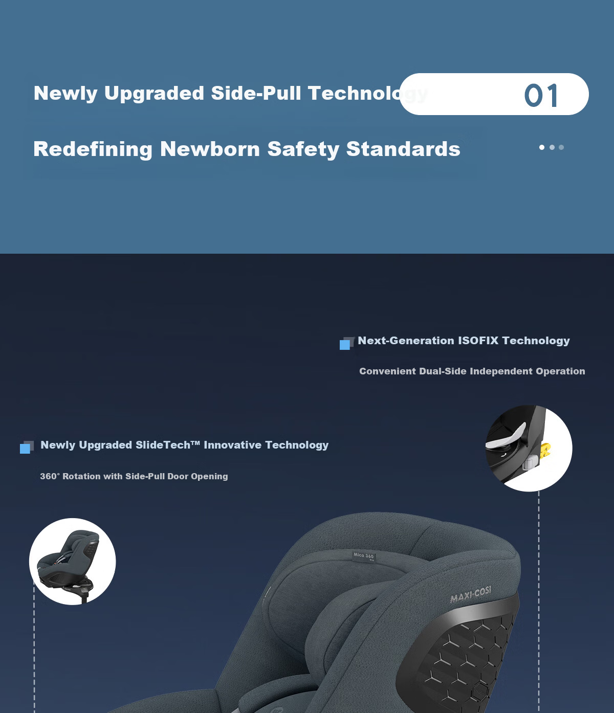 Maxicosi Mica360pro Child Safety Car Seat [ADAC Champion], for Ages 0-4, Infant Car Seat 10