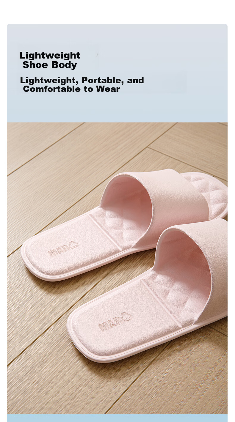 MashiMaro Travel Foldable Slippers Unisex Disposable Shower Portable Slippers 3