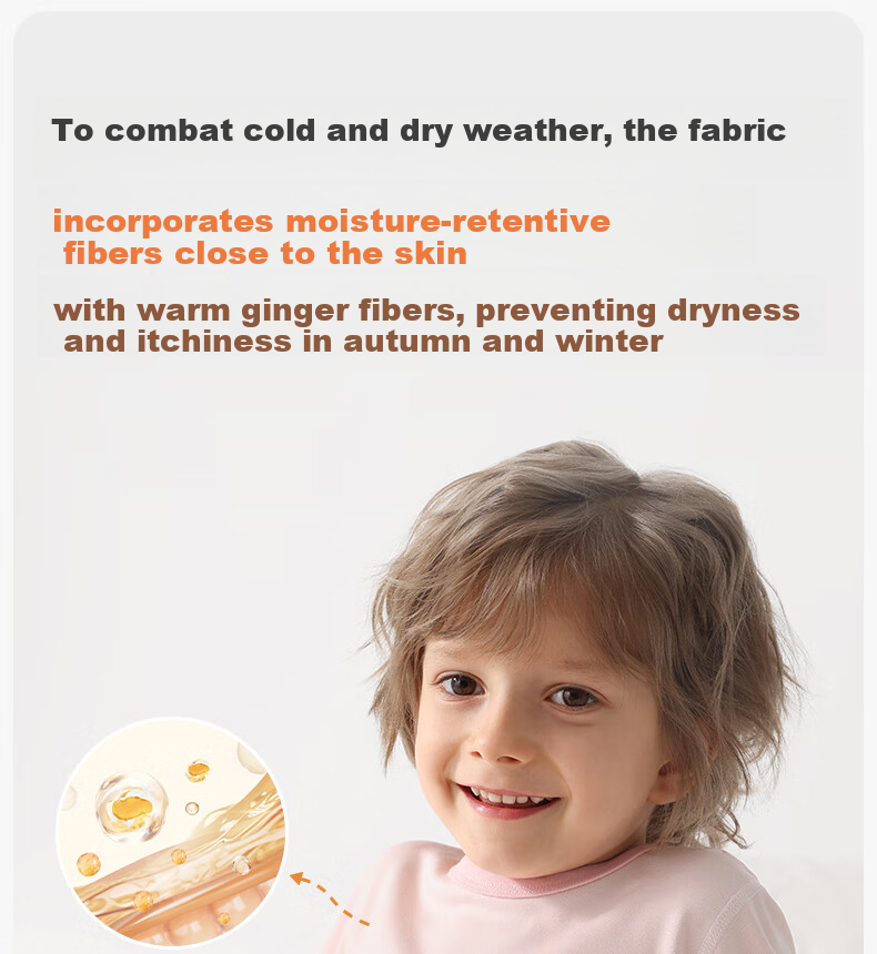 Beitais Kids Thermal Base Layer Shirt Spring Autumn Boys Girls Warm Ginger Heat Baby Single Warm Top Autumn Wear 10