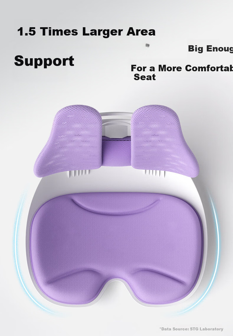 SITGOOD Lumbar Support Seat Back Cushion Waist Pillow Posture Chair Lumbar Cushion STG Seat Cushion Pillow Gift Office Lumbar Support Cushion 8