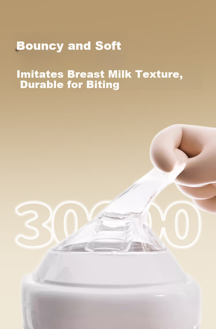 Guangduola Square Bottle Gravity Ball Nipple Straw Built-In (Suitable for Hegeng Bottle Accessories) 7