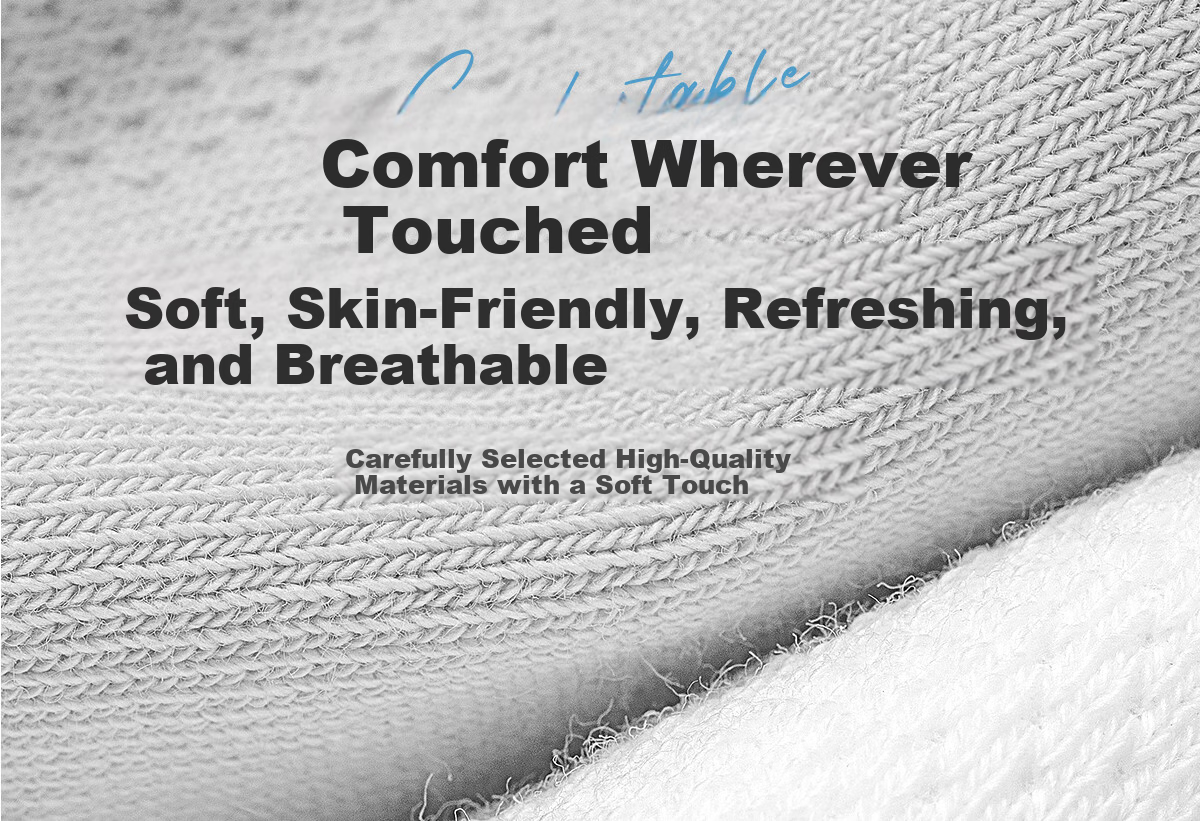 Buddygo Disposable Socks Unisex Daily Cotton Socks Travel Portable Wash-Free Odor-Resistant Mid-Calf 5 Pairs 6