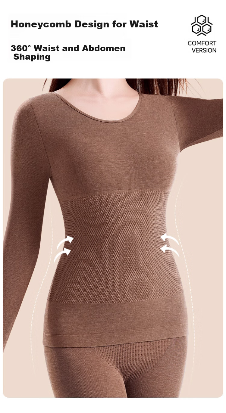 Zanshu Slimming Wool Women's Thermal Underwear Set Autumn Winter 2025 New 7