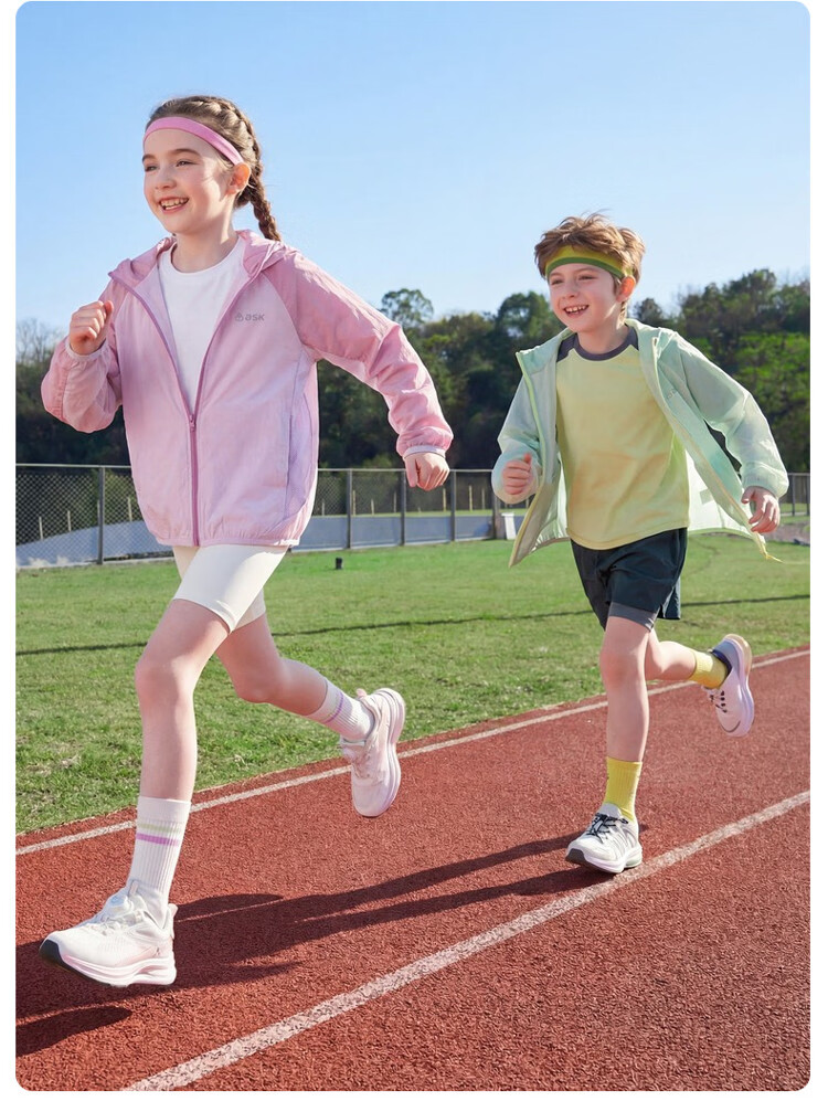 ASK JUNIOR Kids Sunscreen Jacket 2026 Summer UV Protection Air Conditioning Coat for Boys and Girls Green 28