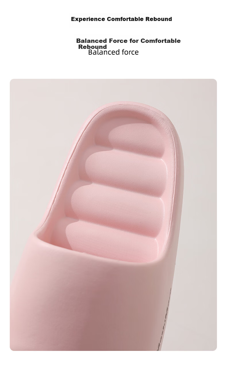 MashiMaro Women's Thick-Soled Platform Slippers, Height Increasing, Non-Slip Indoor Home Bathroom Shower Slippers MV094 4
