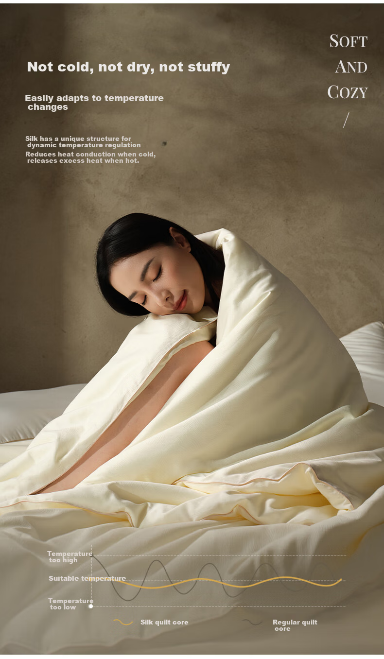 Taihu Snow [Chou Yun PRO] Silk Spring and Autumn Quilt 100% Mulberry Silk Class A Cotton Silk Net Weight 2 Jin 220*240cm 6