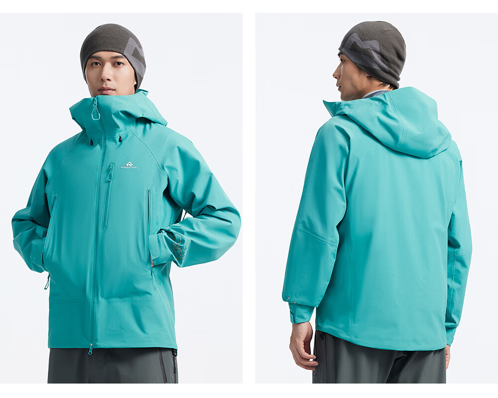 Toread Jin Yi Wei Three-Pocket Men's Softshell Jacket Summer Casual Outdoor Windproof Waterproof Hiking Mountaineering Coat 35