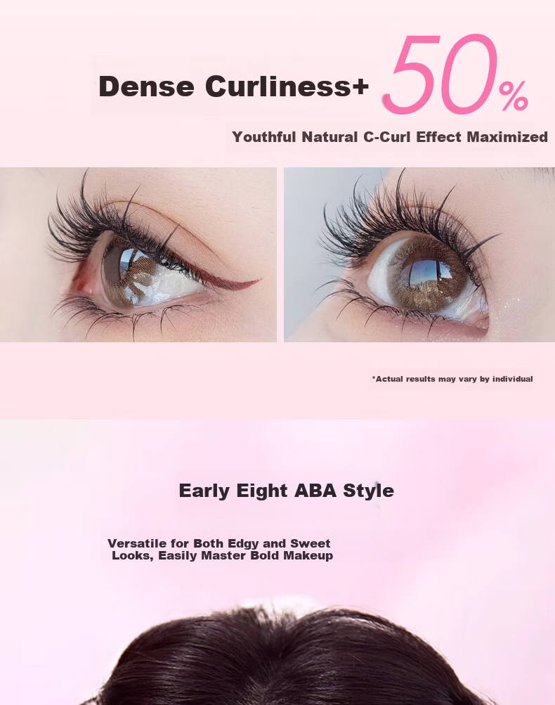 Jianmeichuangyan Glue-Free False Eyelashes, Lazy Person's Trilogy 36 Clusters ABA Upgraded Version, Puffy Eyes for Beginners, No-Removal Natural Long-Lasting 4