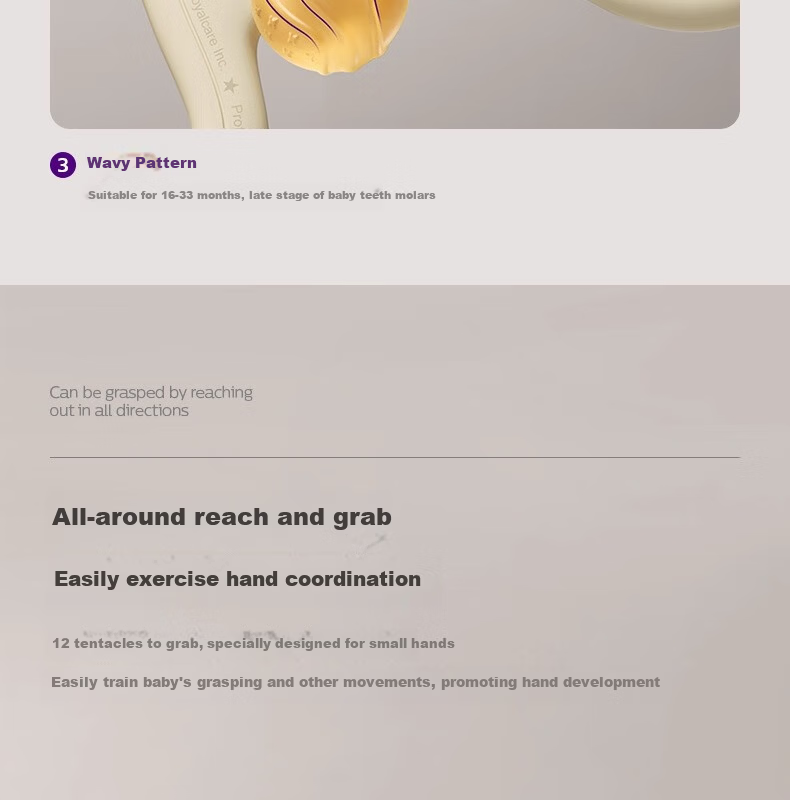 AVENT Philips Baby Manhattan Handheld Ball Teething Toy Food-Grade Silicone Chew Toy for Babies Preventing Hand Sucking 13