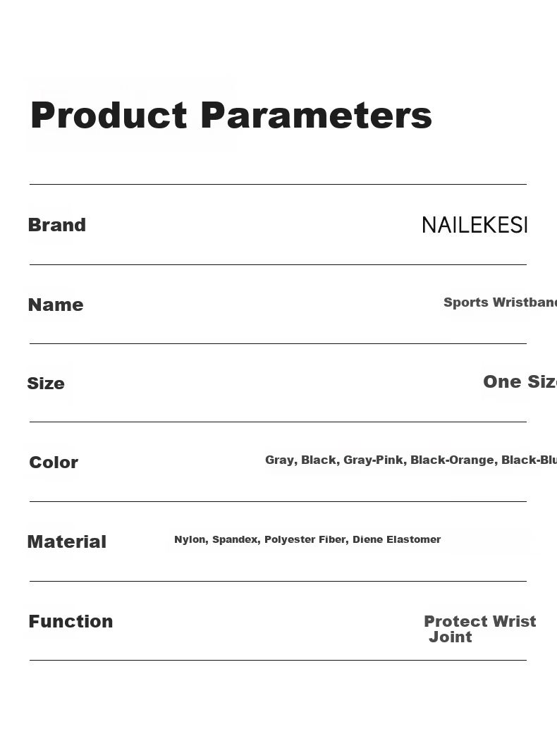 NAILEKESI N Sports Fitness Wrist Support Anti-Sprain Wrist Brace TFCC Tendon Sheath Basketball Push-Up Compression Protector for Men and Women 10