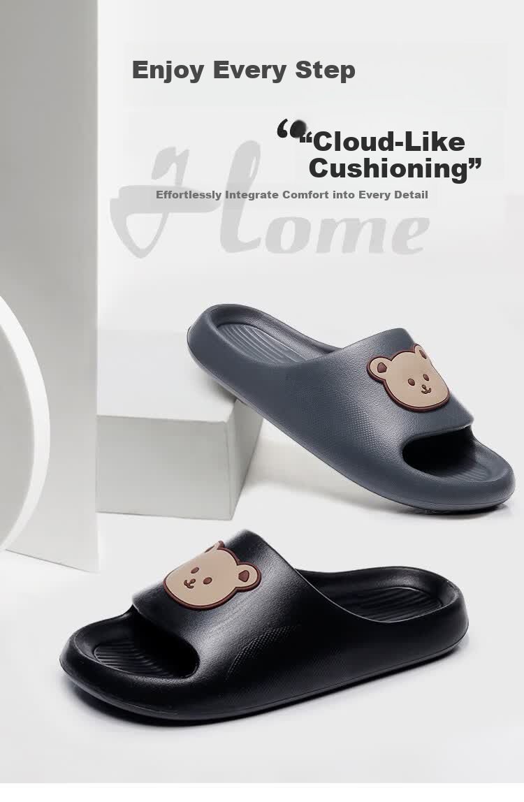 Ganmai Men's Plus Size Slippers 4647 Summer Indoor Home Extra Wide Non-Slip Cool Slippers for Women Pink Size 38-39 1