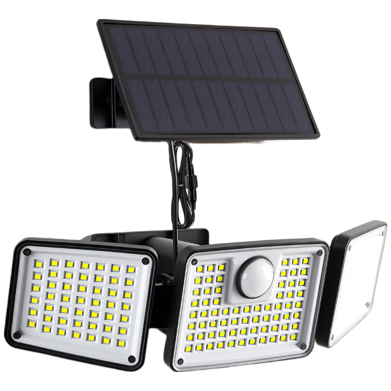 Heart Lock Solar Outdoor Garden Lighting Lamp for Home Indoor And Outdoor Waterproof Wall Light, Rural Courtyard Motion Sensor Illumination Lamp