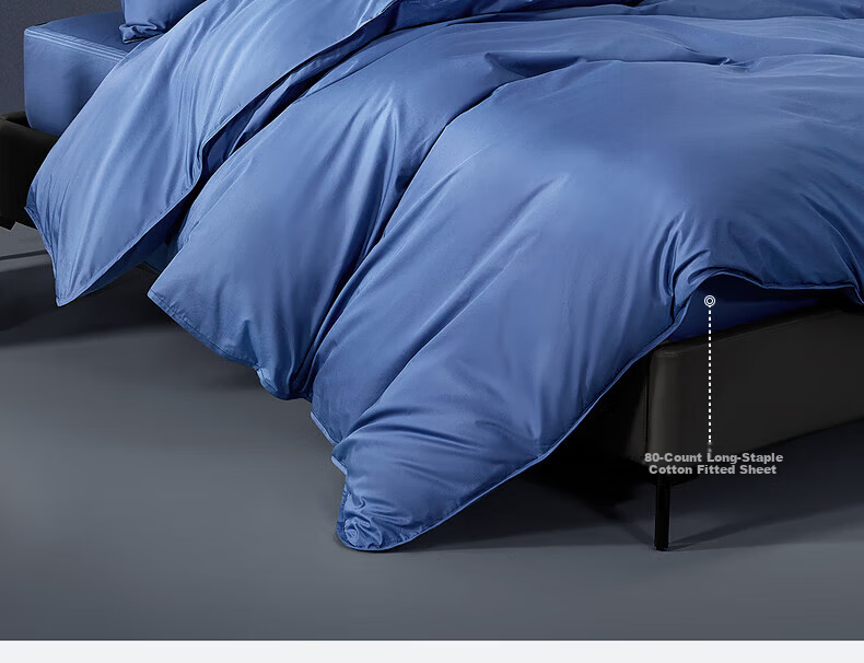Mercury Home Textile Duvet Cover 80s Xinjiang Long-Staple Cotton Baby Grade A High-Density Mite-Resistant 100% Pure Cotton Quilt Protector 220x240cm 2