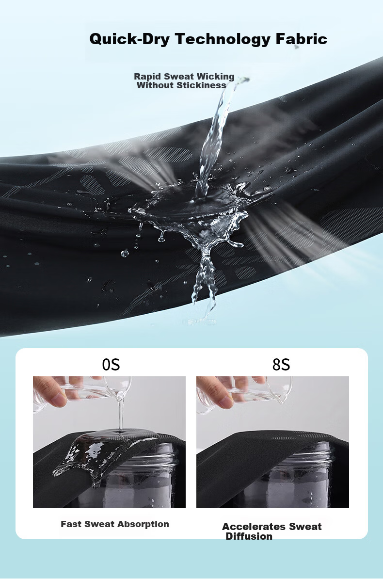 BURUITE Men's Swimwear Anti-Embarrassment Top Swimming Gear Youth Hot Spring Short Sleeve Tight T-Shirt Quick-Dry New Model 3