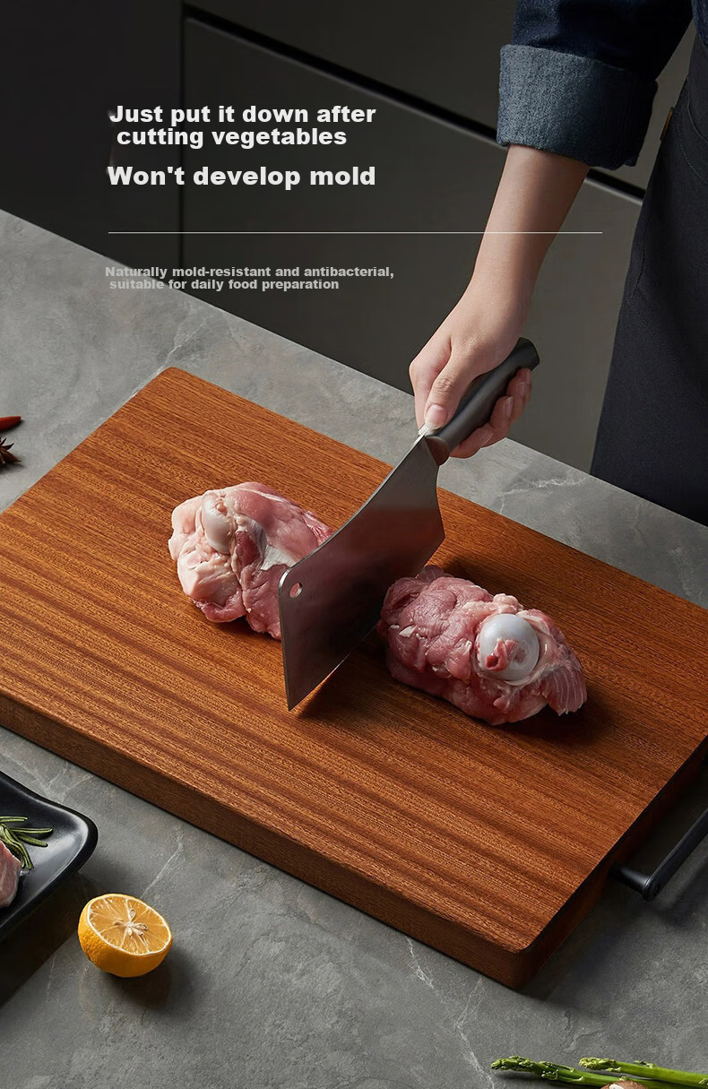 ZhaiQingSong Stainless Steel + Plastic Double-Sided Antibacterial Multifunctional Cutting Board 41x27.2x1.3cm 3